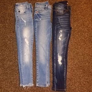 Girls Skinny Jean Jegging Lot of 3
